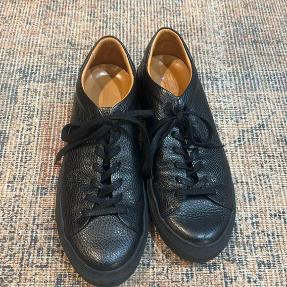 Beckett simonon black leather Reid slip on loafers. - Picture 1 of 6